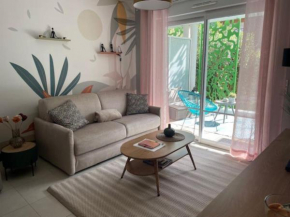 T2 avec jardinet parking la genette